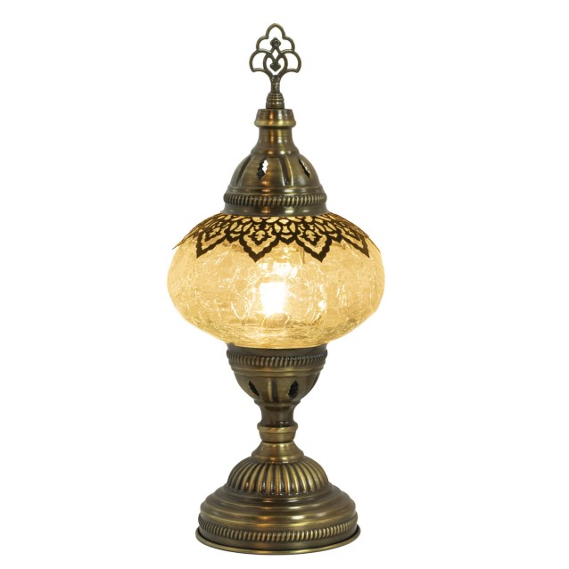 Turkish Mosaic Table Lamp (Crack Clear)