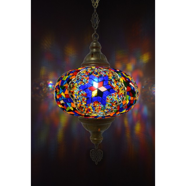 XL Mosaic Hanging Lamp (Queen Mix)