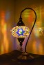 Turkish Swan Neck Mosaic Table Lamp (Queen Mix)