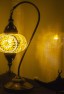Turkish Swan Neck Mosaic Table Lamp (Yellow)