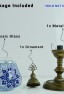 Turkish Garden Lantern XL Mosaic Table Lamp (Blue)