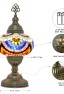 Battery Operated Mosaic Table Lamp (Crack Clear)