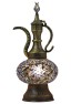 Pitcher (Teapot) Mosaic Table Lamp (Lilac)