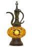 Pitcher (Teapot) Mosaic Table Lamp (Orange)