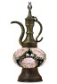 Pitcher (Teapot) Mosaic Table Lamp (Purple Evil Eye)