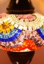Turkish Mosaic Table Lamp (Rainbow)