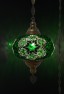 XL Mosaic Hanging Lamp (Dark Green)