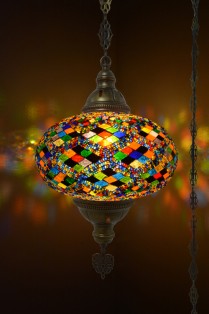 XL Mosaic Hanging Lamp (Hybrid)