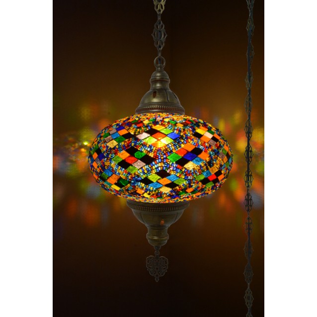 XL Mosaic Hanging Lamp (Hybrid)