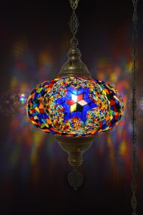 XL Mosaic Hanging Lamp (Queen Mix)