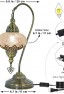 Turkish Swan Neck Mosaic Table Lamp