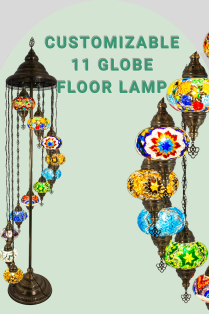 Customize 11 Globe Floor Lamps