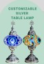 Customize Chrome (Silver) Table Lamps