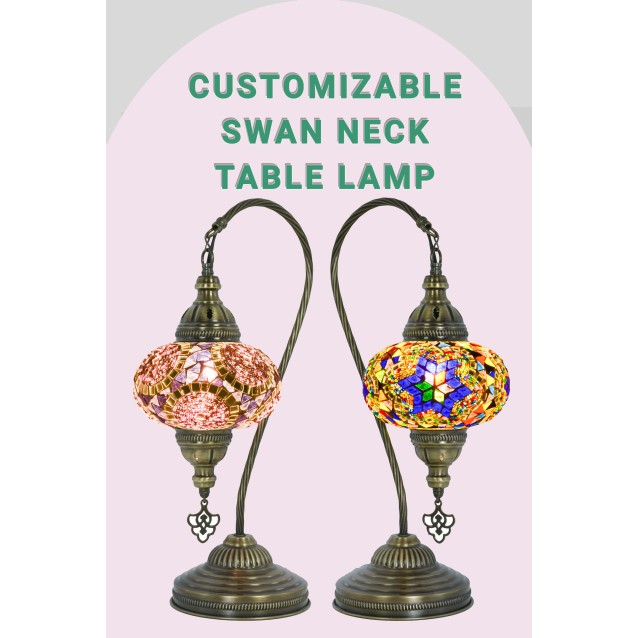 Customize Swan Neck Table Lamps